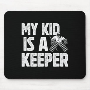 Mijn kind is een hockeydoelman Papa van een hockey Muismat