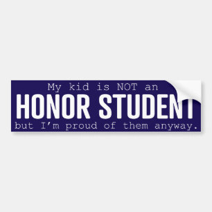 Mijn kind is GEEN eersteklas, maar dat is oké Bumpersticker