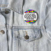 Mijn kind is niet bedwelmd ronde button 5,7 cm (In situ)