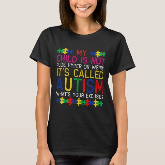 Mijn kind is niet roodbruin of vreemd, het heet u. t-shirt (Voorkant)