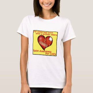 Mijn kind werd geboren met een gebroken hart t-shirt