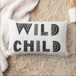 Mijn Kind "Wild Child" Unieke Baby Room Scandi Kussen<br><div class="desc">Mijn Kind "Wild Child" Unieke Baby Scandi Lumbar Pillow</div>