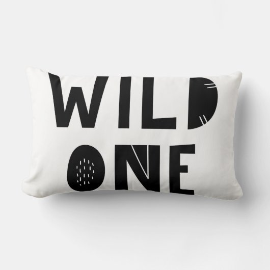 Mijn Kind "Wild One", één stuk unieke Scandi Owl Kussen (Voorkant)