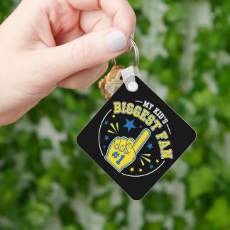 Mijn kind zijn grootste fan | #1 Schuimende vinger Sleutelhanger