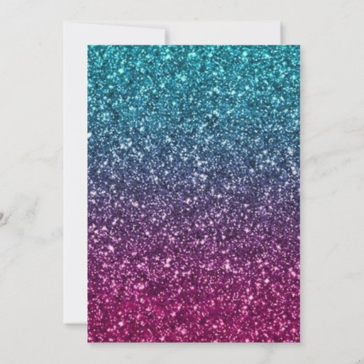 Mijn kind zijn verjaardagsuitnodiging  kaart (Achterkant)