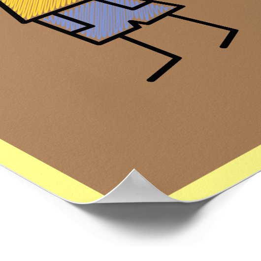 Mijn Kinder afspeeltijd Poster (Hoek)