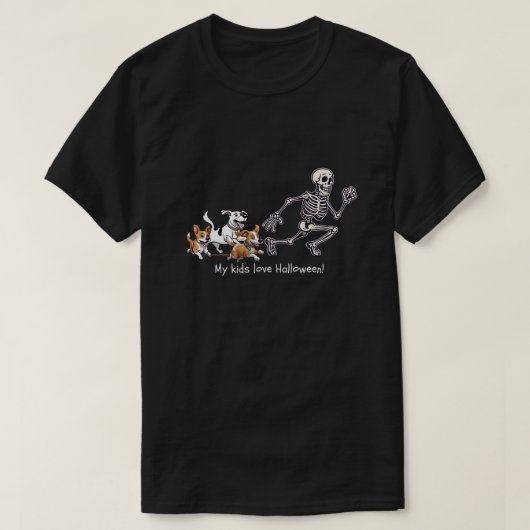 Mijn Kinder liefde Halloween T-shirt (Design voorkant)