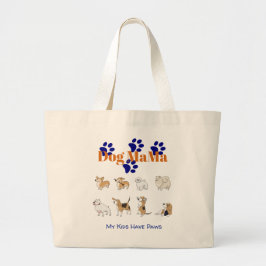 Mijn Kinder Pootjes Hebben Hond MaMa - Cadeau Voor Grote Tote Bag
