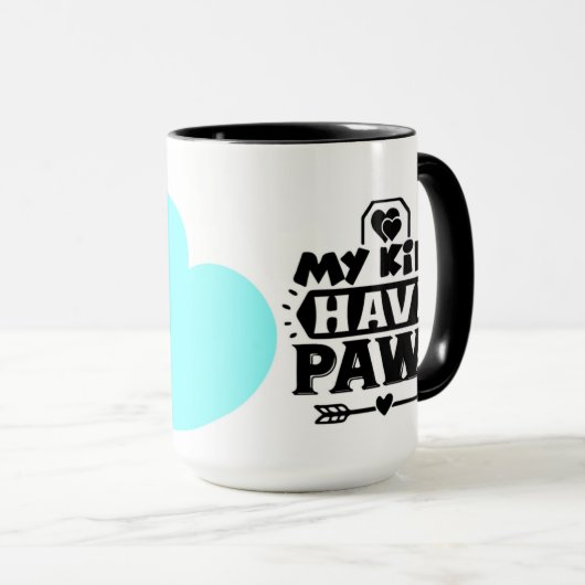 Mijn kinder poten hebben mok (Voorkant rechts)