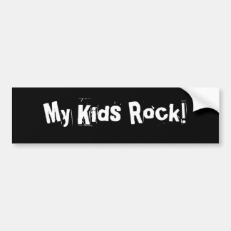 Mijn Kinder Rock! Bumpersticker