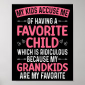 Mijn Kinderen beschuldigen mij ervan dat ik een fa Poster (Voorkant)