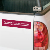 Mijn kinderen een eerbetoon aan Gospel Light C.. Bumpersticker (Op Truck)