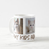 Mijn Kinderen hebben foto's met poten 3 Koffiemok (Voorkant links)