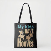 Mijn Kinderen hebben hoeven geitenmoeder papa oude Tote Bag (Voorkant)