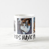 Mijn kinderen hebben poten 3 foto koffiemok (Center)