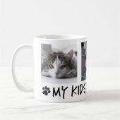 Mijn kinderen hebben poten 3 foto koffiemok (Links)