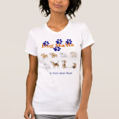 Mijn Kinderen hebben poten - Dog MaMa T-shirt (Voorkant)