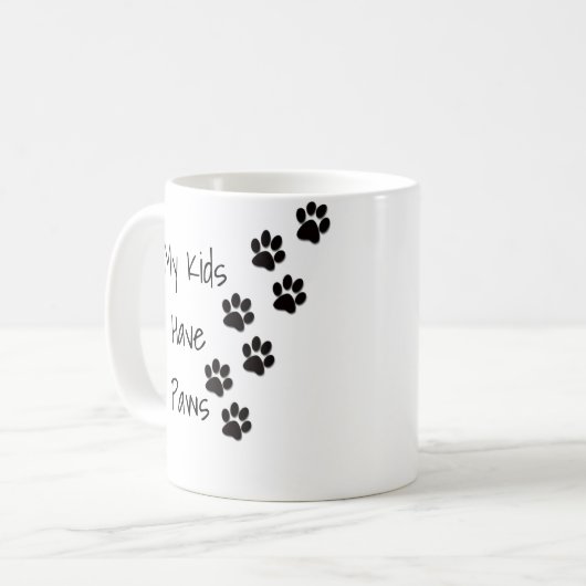 Mijn Kinderen hebben poten Koffiemok (Voorkant links)
