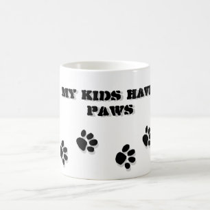 Mijn kinderen hebben poten koffiemok