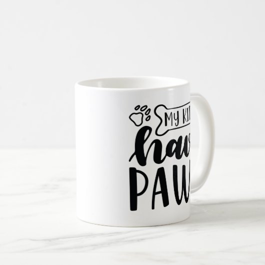 Mijn Kinderen hebben poten Koffiemok (Voorkant rechts)