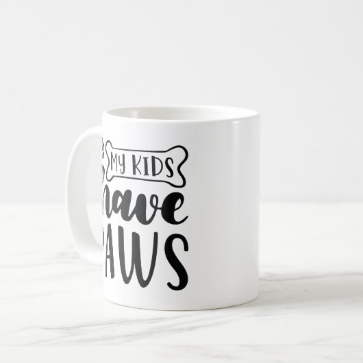 Mijn Kinderen hebben poten Koffiemok (Voorkant links)