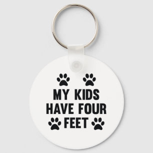Mijn Kinderen hebben vier Feet Sleutelhanger