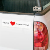 Mijn kinderen houden van thuiskiezen! bumpersticker (Op Truck)