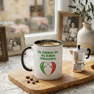 Mijn kinderen Italiaans meesterwerk familietrots Mok