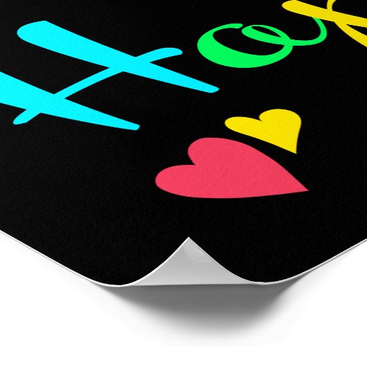 Mijn Kinderen maken mijn hart gelukkig - Fun Sweet Poster (Hoek)