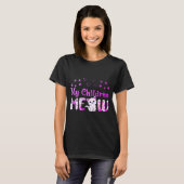 Mijn kinderen miauwen t-shirt (Voorkant volledig)