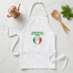 Mijn kinderen opvoeden met Italiaanse moederwaarde Standaard Schort