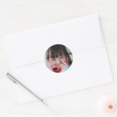 mijn kinderen ronde sticker (Envelop)