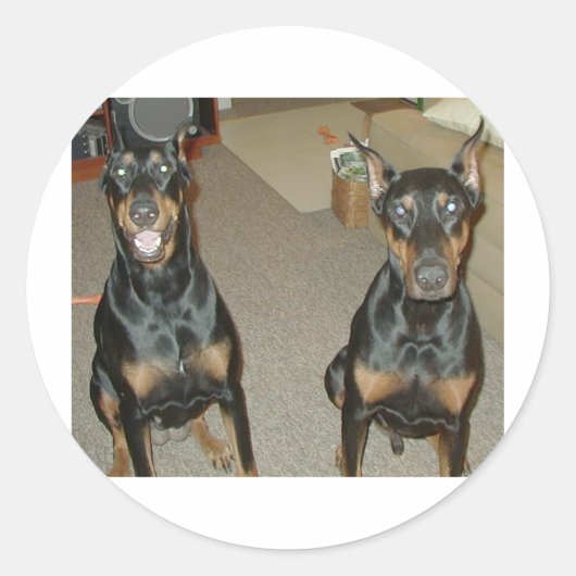 Mijn kinderen ronde sticker (Voorkant)