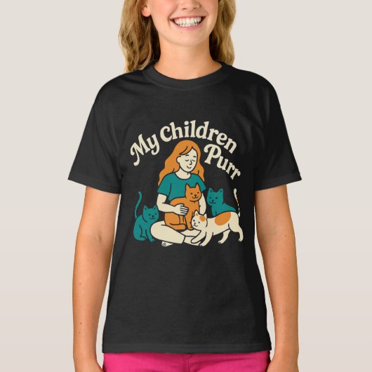 Mijn Kinderen Spinnen T-shirt (Voorkant)