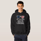 Mijn kinderen zijn 0% liberaal patriottisch hoodie (Voorkant volledig)