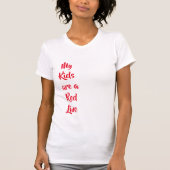 Mijn Kinderen zijn een Red Line T-shirt (Voorkant)