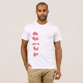 Mijn Kinderen zijn een Red Line T-shirt (Voorkant volledig)