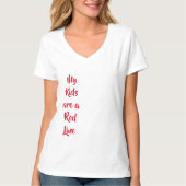Mijn Kinderen zijn een Red Line T-shirt (Voorkant)