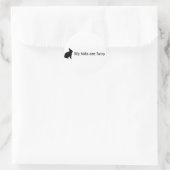 Mijn Kinderen zijn harige (konijntje) Stickers (Tas)