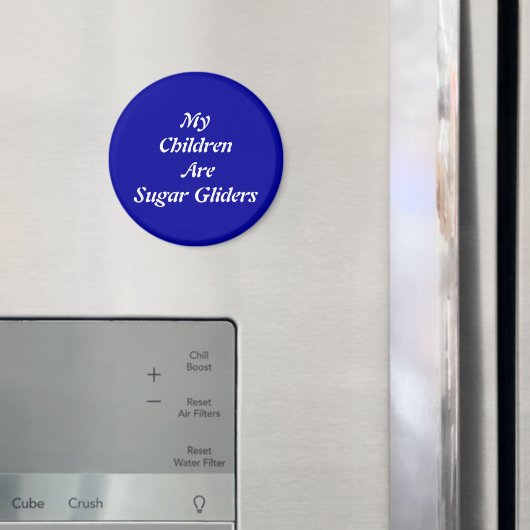 Mijn kinderen zijn suikerzweren magneet (Insitu (Koelkast))