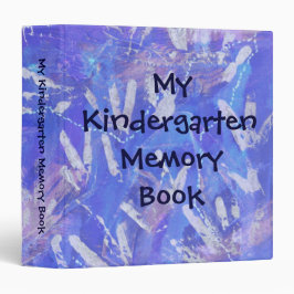 Mijn Kindergarten Memory Book van Janz Blue Artwor 1 1/2" Multomap