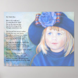 Mijn kinderogen poster