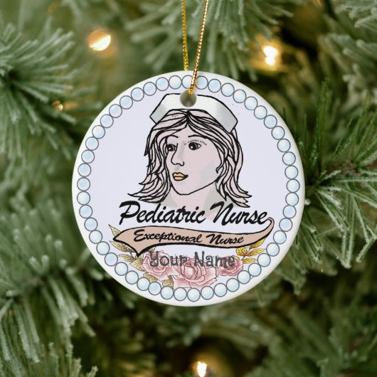 Mijn kinderverpleegkundige keramisch ornament (Boom)