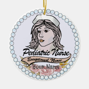 Mijn kinderverpleegkundige keramisch ornament