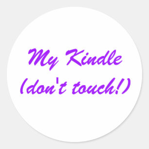 Mijn Kindle(niet aanraken!) STICKER