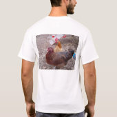 Mijn kippen Schoonmaken en Pam T-shirt (Achterkant)