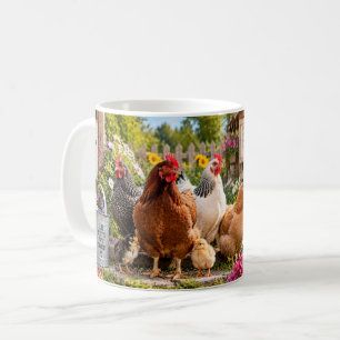 Mijn Kippen Zijn Mijn Gelukkige Plek Koffiemok