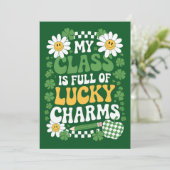 Mijn klas is vol geluk met Sint Patrick's Day Kaart (Staand voorkant)
