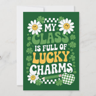 Mijn klas is vol geluk met Sint Patrick's Day Kaart