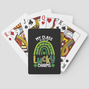 Mijn klas is vol geluk met Sint Patrick's Day Pokerkaarten